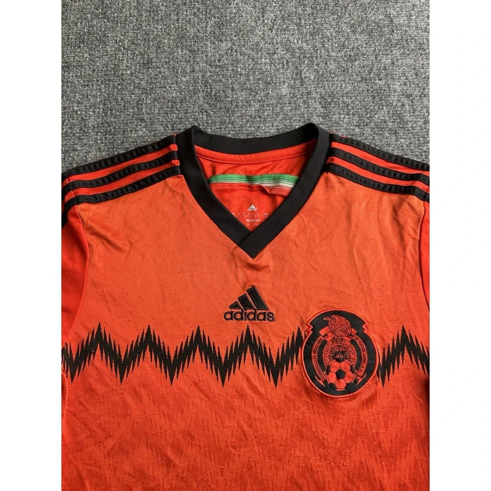 Boys 2014 Adidas Mexico National Team Away Soccer Jersey, Size XL 15-16 Years
